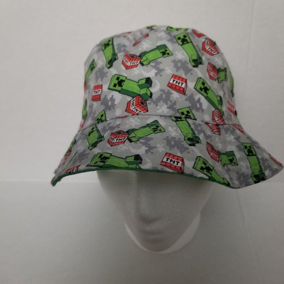 Kid's Minecraft Bucket Hat - Picture 1 of 6
